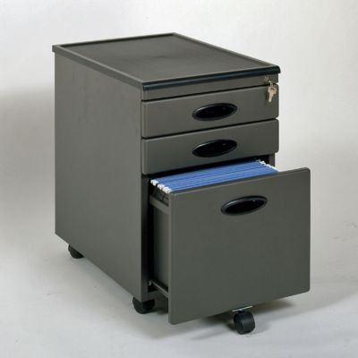 Pewter Mobile File Cabinet, SDA-18578