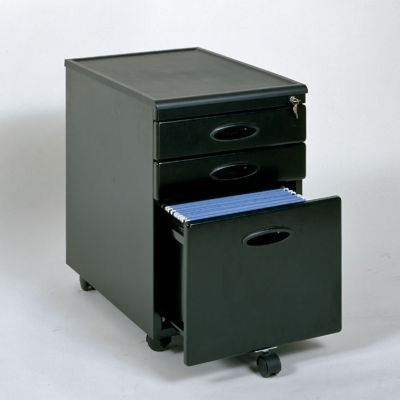 Black Mobile File Cabinet, SDA-18581