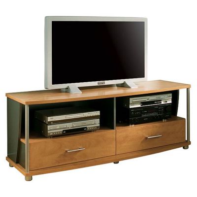 Honeydew/Charcoal Widescreen TV Stand, SSF-4257-662