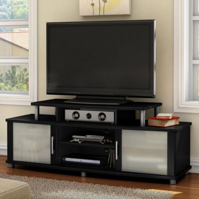 Pure Black Finish Widescreen TV Stand, SSF-4270-601