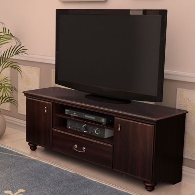 Dark Mahogany Traditional TV Stand, SSF-4316677