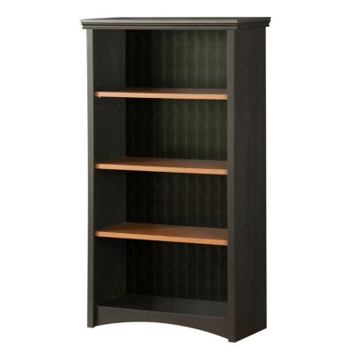 Black and Spice Four Shelf Bookcase, SSF-7378-767