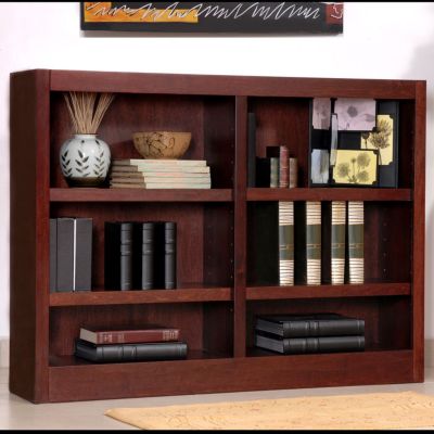Midas Six Shelf Double Bookcase - 36"H, CIW-MI4836