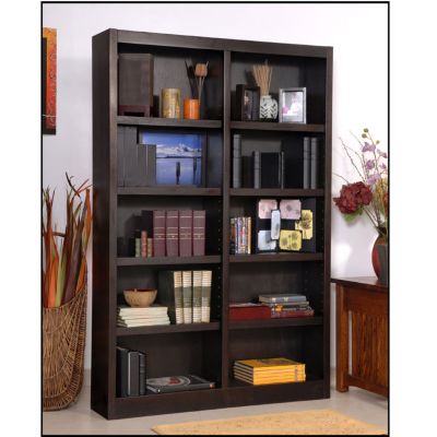 Ten Shelf Double Bookcase - 72"H, CIW-MI4872