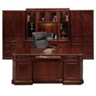 Oxmoor Merlot Cherry Executive Desk and Wall Unit, OFG-EX0051 Oxmoor Merlot Cherry Executive Desk and Wall Unit, OFG-EX0051