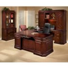 Oxmoor Merlot Cherry Right Executive U-Desk Suite, OFG-UD0150 Oxmoor Merlot Cherry Right Executive U-Desk Suite, OFG-UD0150
