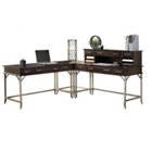 Bordeaux L-Desk with Hutch, HOT-10821 Bordeaux L-Desk with Hutch, HOT-10821