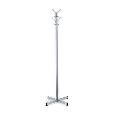 Chrome Four-Hook Coat Tree, MAN-PC4C
