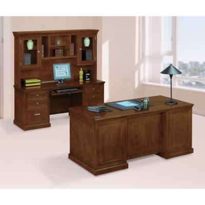 Executive Desk And Credenza Set - 8802930 | OfficeFurniture.com