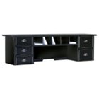 Tribeca Loft Black Reception Hutch - 48", MRT-TL478 Tribeca Loft Black Reception Hutch - 48", MRT-TL478