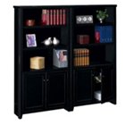Tribeca Loft Black 10 Shelf Bookcase with Doors Set - 70" H, OFG-BC1044 Tribeca Loft Black 10 Shelf Bookcase with Doors Set - 70" H, OFG-BC1044