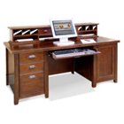 Tribeca Loft Cherry Computer Desk with Hutch, OFG-DH1088 Tribeca Loft Cherry Computer Desk with Hutch, OFG-DH1088