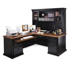 Southampton Onyx L-Desk with Hutch with Left Return, OFG-LD1045 Southampton Onyx L-Desk with Hutch with Left Return, OFG-LD1045