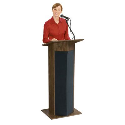 Contemporary Lectern with Amplifier, OKA-111PLS