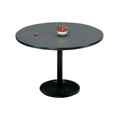 Round Breakroom Table with Round Base - 42" Diameter, PHX-LR42RDWCR