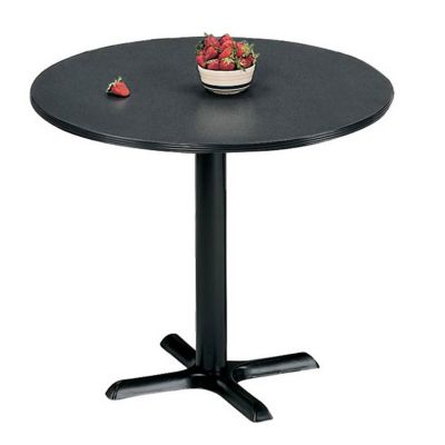 Round Breakroom Table with X-Base - 30" Diameter, PHX-LR30RDWCX