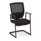 Set of Two Canteliver Guest Chairs in Mesh, MAO-10201 Set of Two Canteliver Guest Chairs in Mesh, MAO-10201