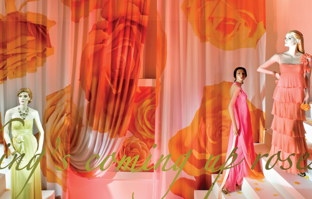 Direct Dyed Poly Silk,<br>Visual Merchandising