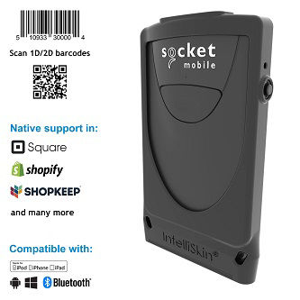 Socket Mobile DuraScan D840,Universal BC Scanr,no chgr