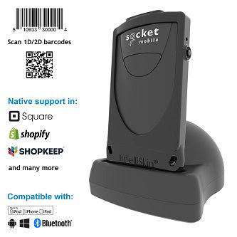 Socket Mobile DuraScan D840,Univ BC Scanner w/chg dock