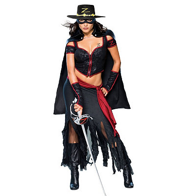 Lady Zorro Womens Costume