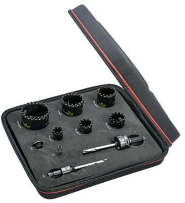 Tungsten Carbide Tipped Hole Saw Kits