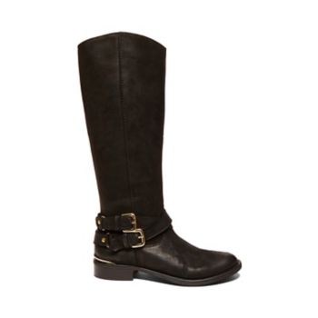 Black Riding Boots with Buckles | Steve Madden AVILLA