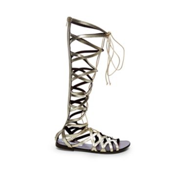 Black Knee High Gladiator Sandals | Steve Madden HERCULES