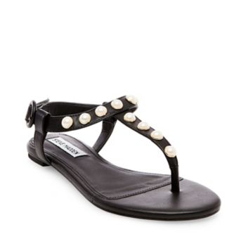 steve madden flats with pearls