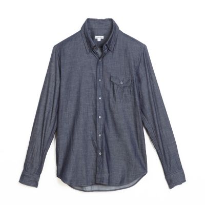 Flap Pocket Collegiate Shirt
