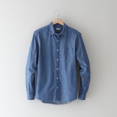 Narrow Collar Collegiate Shirt