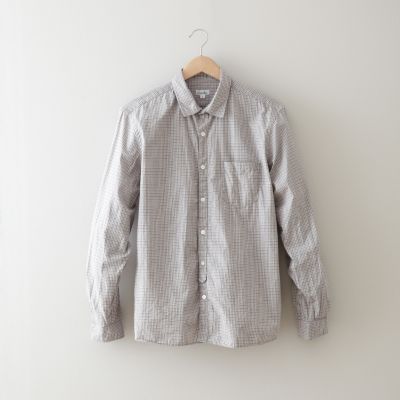 Narrow Collar Collegiate Shirt
