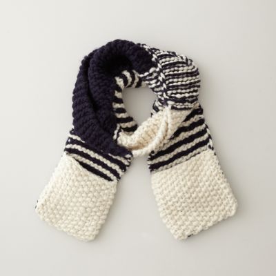 STRIPED JOLLY POCKET SCARF