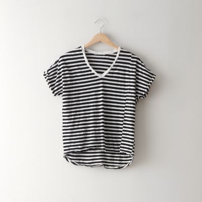 Striped Boxy Tee