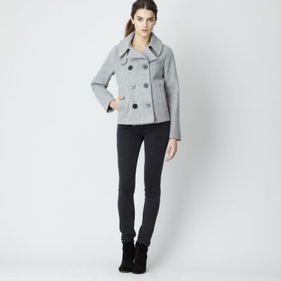 CROPPED PEA COAT