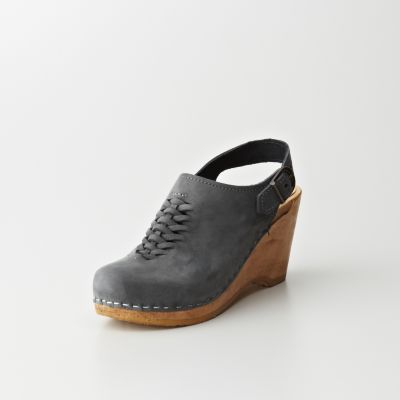 WOVEN SLINGBACK WEDGE