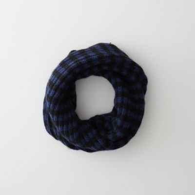STRIPE DONUT CASHMERE SCARF