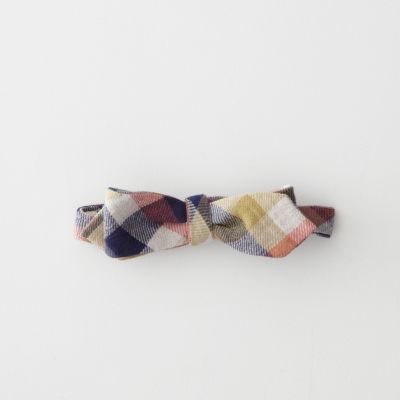4-COLOR GINGHAM DOUBLE FACE FLANNEL BOWTIE