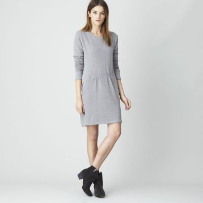 FLEECE SWEATSHIRT DRESS