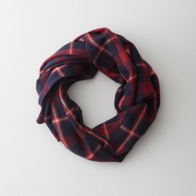 PLAID LONG SCARF