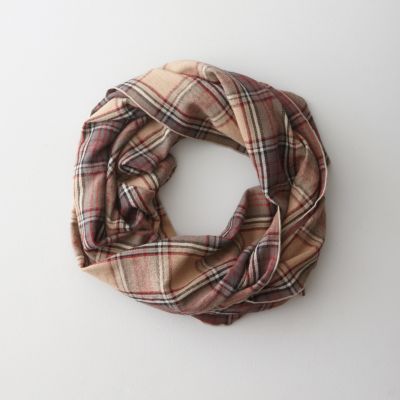 PLAID LONG SCARF