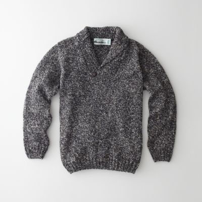 DONEGAL SHAWL COLLAR SWEATER