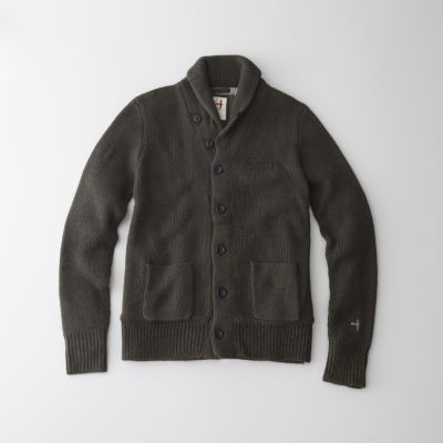 RIB SHAWL CARDIGAN