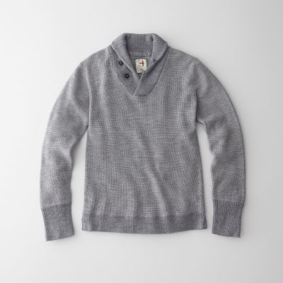 LAKE SUPERIOR SHAWL COLLAR SWEATER