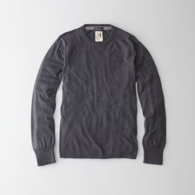 POCKET CREW SWEATER