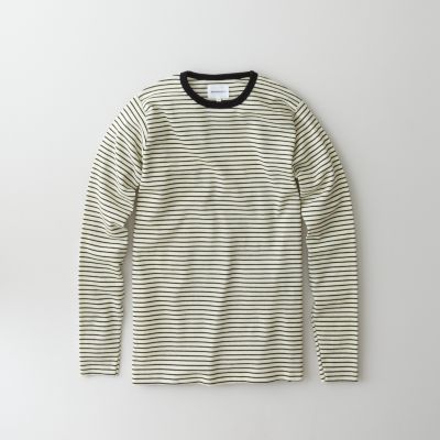 WILLUM CREW STRIPE LONG SLEEVE TEE