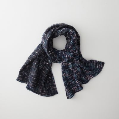 CHENILE STRIPE SCARF