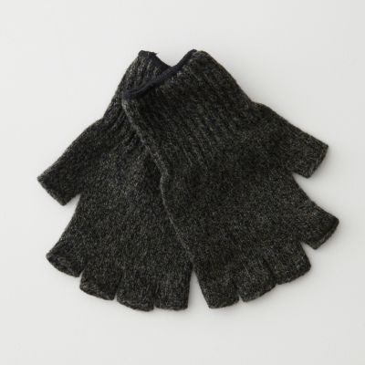 RAGG WOOL FINGERLESS GLOVES