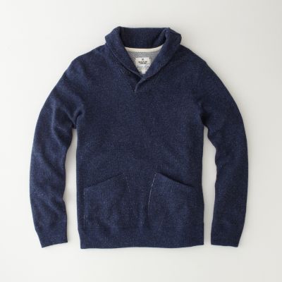 SHAWL NECK PULLOVER