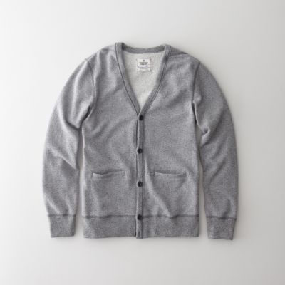 SPECKLED FLEECE CARDIGAN